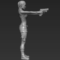 Lara Croft Tomb Raider 3D printing ready stl obj - Thumbnail 8