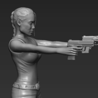 Lara Croft Tomb Raider 3D printing ready stl obj - Thumbnail 14