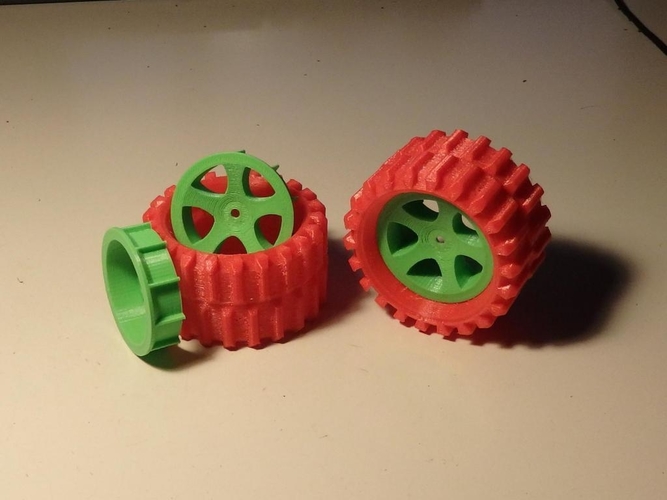 Sand/Snow Tires for 1/10-1/12 rc toys cars    3D Print 230034