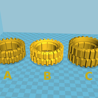 Sand/Snow Tires for 1/10-1/12 rc toys cars    - Thumbnail 5