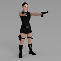 Neymar PSG ready for full color 3D printing - Thumbnail 2