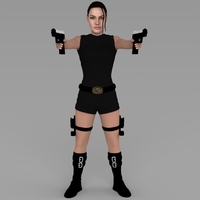 Neymar PSG ready for full color 3D printing - Thumbnail 3