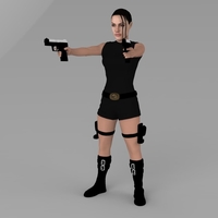 Neymar PSG ready for full color 3D printing - Thumbnail 5