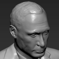 Vladimir Putin 3D printing ready stl obj - Thumbnail 11