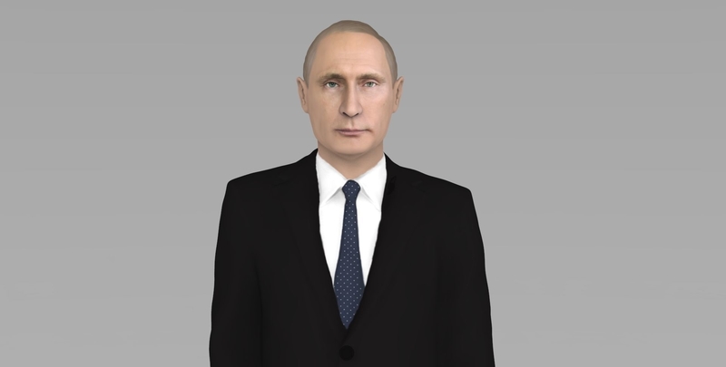 Vladimir Putin ready for full color 3D printing