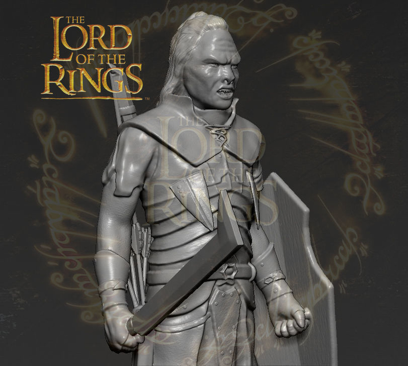 Lurtz Uruk-Hai The Lord of the Rings 3D printing ready