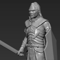 Lurtz Uruk-Hai The Lord of the Rings 3D printing ready - Thumbnail 2