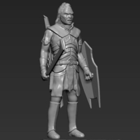 Lurtz Uruk-Hai The Lord of the Rings 3D printing ready - Thumbnail 3