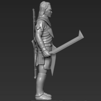 Lurtz Uruk-Hai The Lord of the Rings 3D printing ready - Thumbnail 7