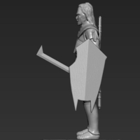 Lurtz Uruk-Hai The Lord of the Rings 3D printing ready - Thumbnail 9