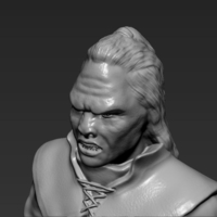 Lurtz Uruk-Hai The Lord of the Rings 3D printing ready - Thumbnail 12