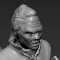 Lurtz Uruk-Hai The Lord of the Rings 3D printing ready - Thumbnail 13