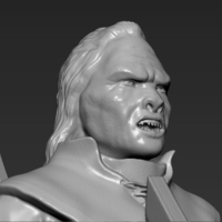 Lurtz Uruk-Hai The Lord of the Rings 3D printing ready - Thumbnail 14