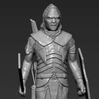 Lurtz Uruk-Hai The Lord of the Rings 3D printing ready - Thumbnail 15