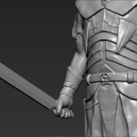 Lurtz Uruk-Hai The Lord of the Rings 3D printing ready - Thumbnail 19