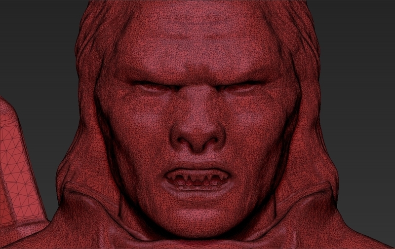 Lurtz Uruk-Hai The Lord of the Rings 3D printing ready - Pinshape