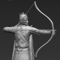 Legolas The Lord of the Rings 3D printing ready stl obj - Thumbnail 2