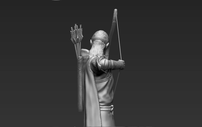 Legolas The Lord of the Rings 3D printing ready stl obj 3D Print 230121