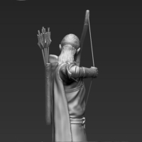Legolas The Lord of the Rings 3D printing ready stl obj - Thumbnail 3