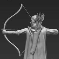 Legolas The Lord of the Rings 3D printing ready stl obj - Thumbnail 5
