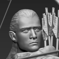 Legolas The Lord of the Rings 3D printing ready stl obj - Thumbnail 6