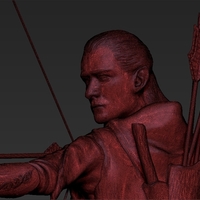Legolas The Lord of the Rings 3D printing ready stl obj - Thumbnail 14