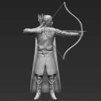 Legolas The Lord of the Rings 3D printing ready stl obj - Thumbnail 15