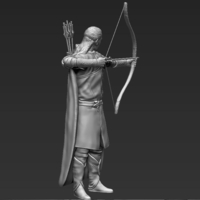 Legolas The Lord of the Rings 3D printing ready stl obj - Thumbnail 16