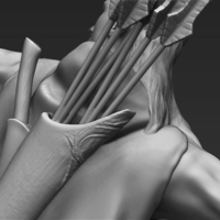 Legolas The Lord of the Rings 3D printing ready stl obj - Thumbnail 21