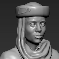 Emirates Airline stewardess 3D printing ready stl ob - Thumbnail 2