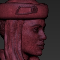 Emirates Airline stewardess 3D printing ready stl ob - Thumbnail 13
