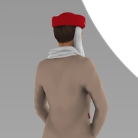 Emirates Airline stewardess ready for full color 3D printing - Thumbnail 9