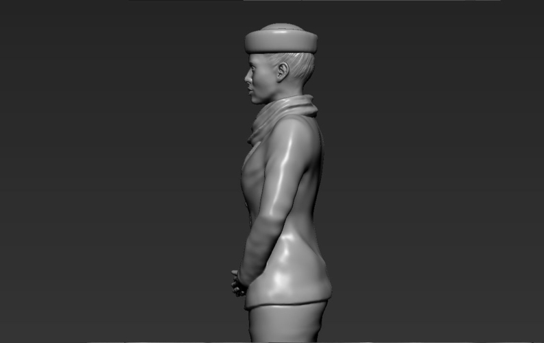 Emirates Airline stewardess ready for full color 3D printing 3D Print 230172