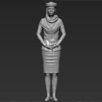 Emirates Airline stewardess ready for full color 3D printing - Thumbnail 19