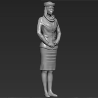 Emirates Airline stewardess ready for full color 3D printing - Thumbnail 20