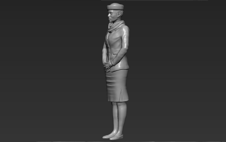 Emirates Airline stewardess ready for full color 3D printing 3D Print 230176