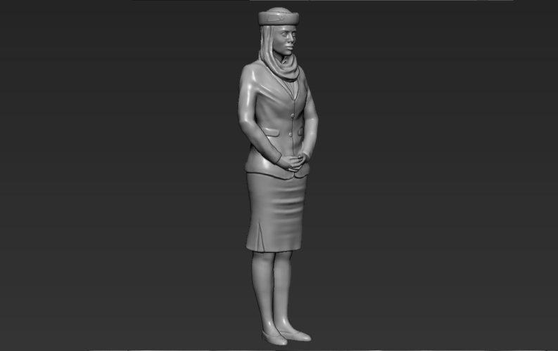 Emirates Airline stewardess ready for full color 3D printing 3D Print 230177