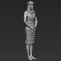 Emirates Airline stewardess ready for full color 3D printing - Thumbnail 22