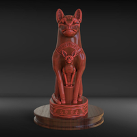 Egyptian Cat Sculpture - Thumbnail 1