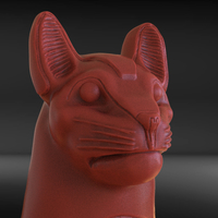 Egyptian Cat Sculpture - Thumbnail 2