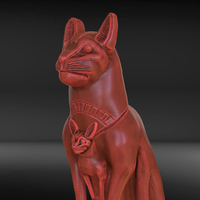 Egyptian Cat Sculpture - Thumbnail 3