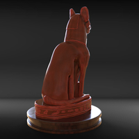 Egyptian Cat Sculpture - Thumbnail 5