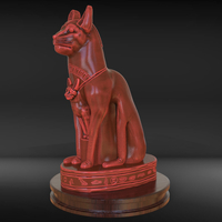 Egyptian Cat Sculpture - Thumbnail 6
