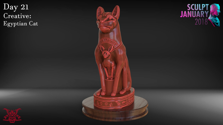 Egyptian Cat Sculpture