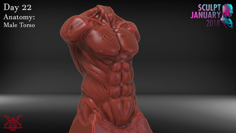 Male Torso Sculpture