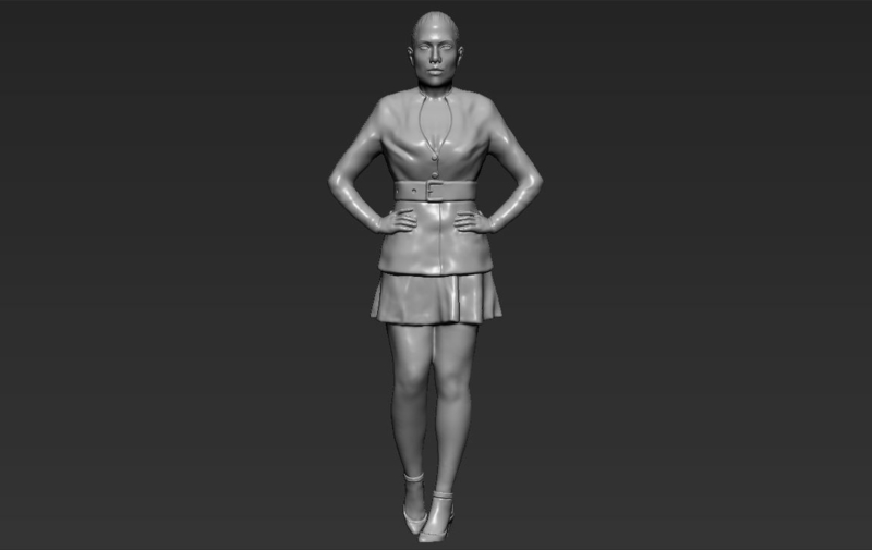 Jennifer Lopez 3D printing ready stl obj