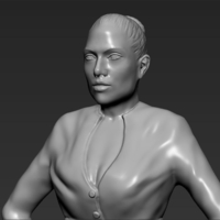 Jennifer Lopez 3D printing ready stl obj - Thumbnail 2