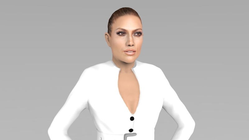Jennifer Lopez ready for full color 3D printing