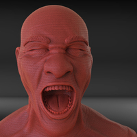 Angry Man Sculpture - Thumbnail 2