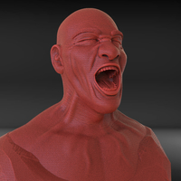 Angry Man Sculpture - Thumbnail 4